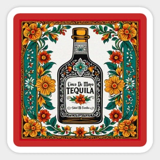 Cinco De Mayo - Tequila Sticker